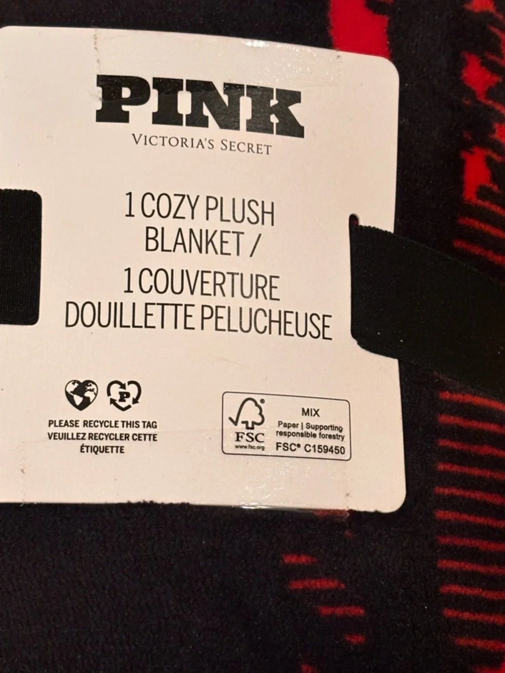 PINK Victoria’s Secret Cozy Plush Blanket